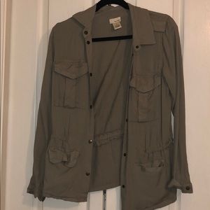 Wet Seal Olive Green Soft Jacket
